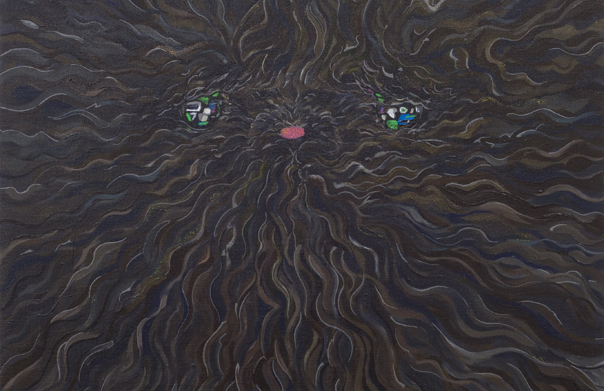 アニマルズ, SHUUN, 2014年, キャンバスにアクリル, 700 × 700 mm